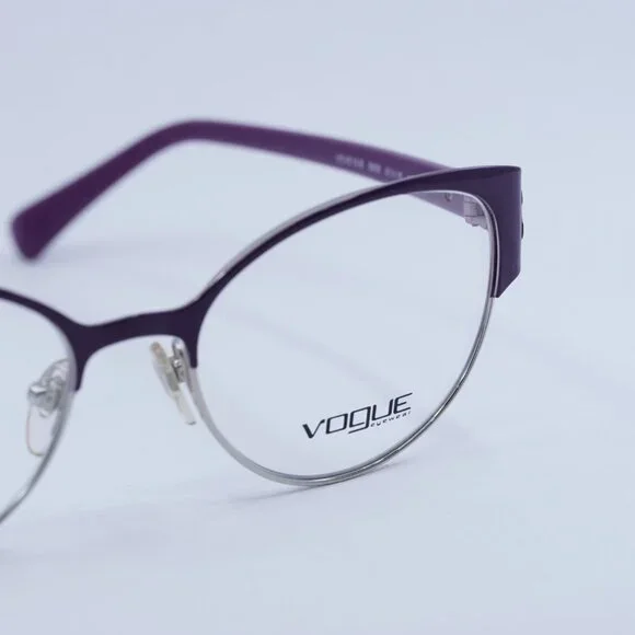 🕶️ New Vogue VO4015B 5008 Eyeglasses - Eggplant/Silver Frame 51mm